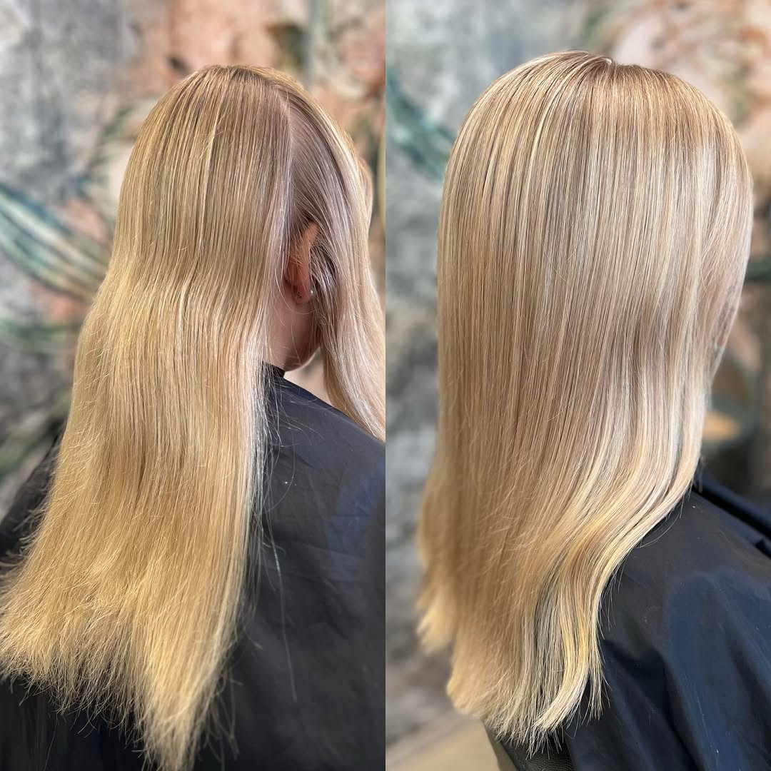 Výsledek barvení Wella v salonu LB Hair